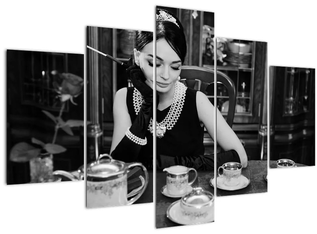 Tablou cu femeie (150x105 cm)