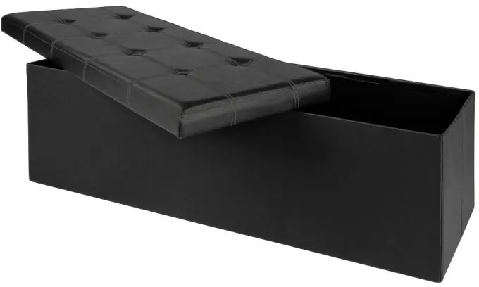 Deuba Cutie depozitare neagra - 114 x 40 x 40 cm
