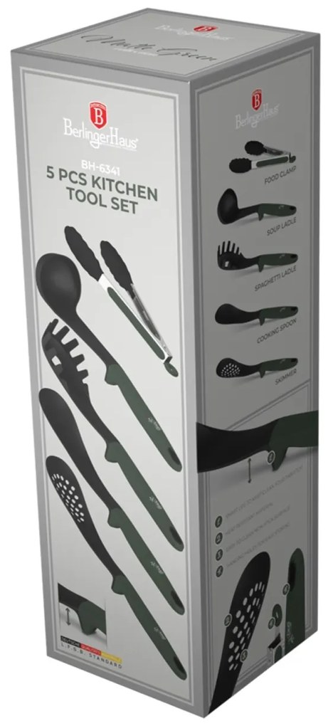 Set 5 ustensile bucatarie Green Matt Berlinger Haus BH 6341