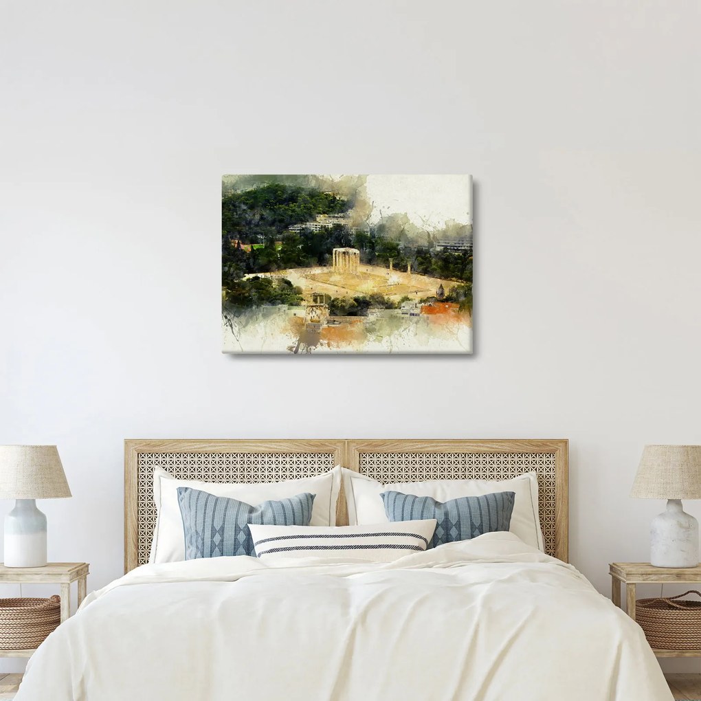 Tablou - Templul lui Zeus, Atena, Grecia (70x50 cm)