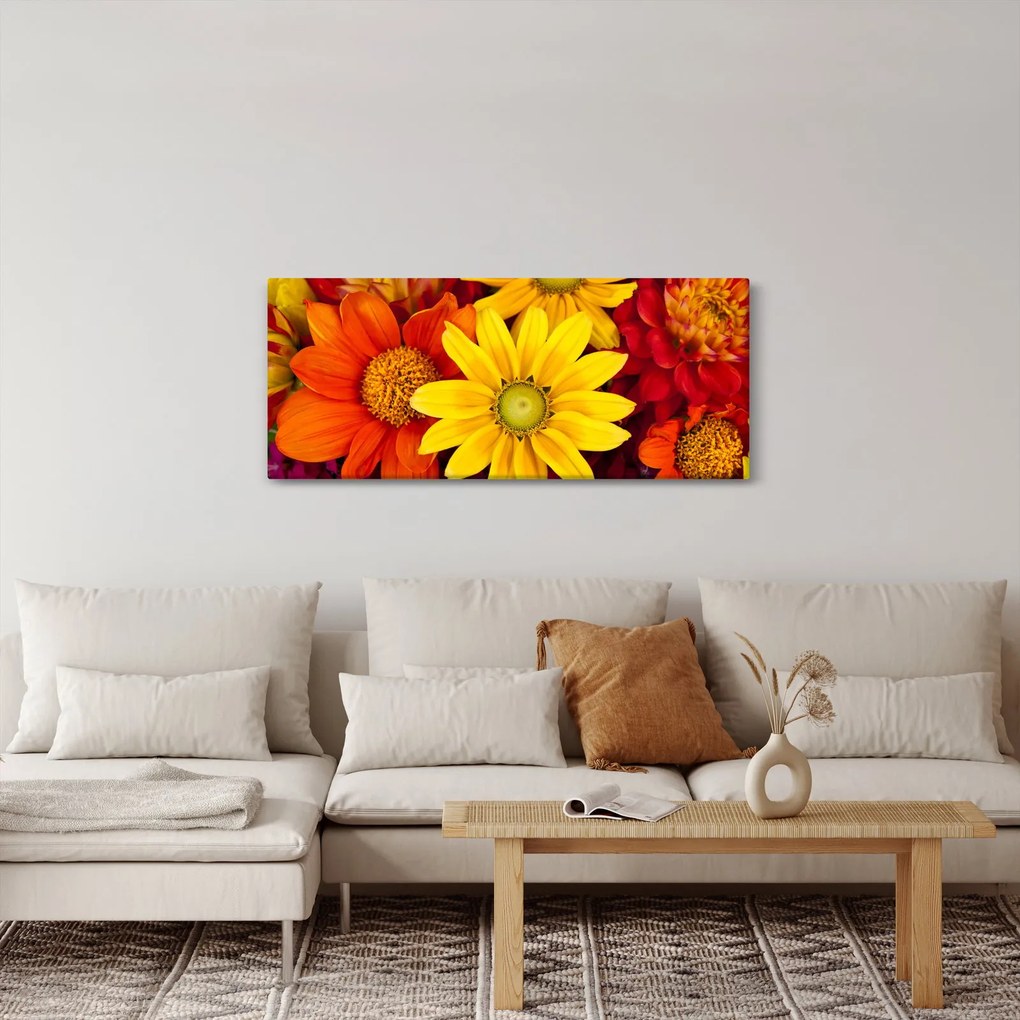 Tablou cu floare (120x50 cm)