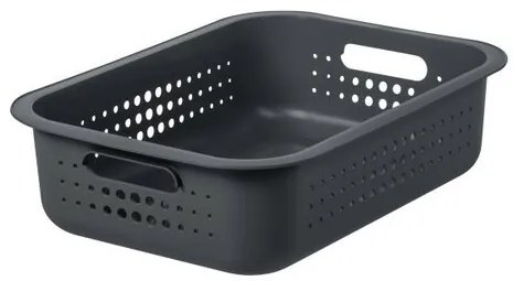 Coș de depozitare SmartStore Modern, gri, 37 x 28x 10 cm, 37 x 28 x 10 cm