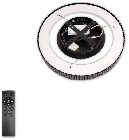 Brilagi - Lustra suspendată pe cablu LED dimabilă FALCON MODERN LED/30W/230V 40 cm negru + telecomandă