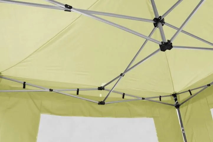 Cort de grădină foarfeca PROFI 3x3m șampanie