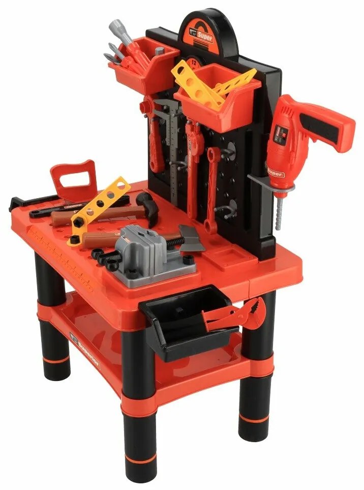 Atelier pentru copii Baby Mix Bricolage And Tool, 60 x 51 x 73 cm