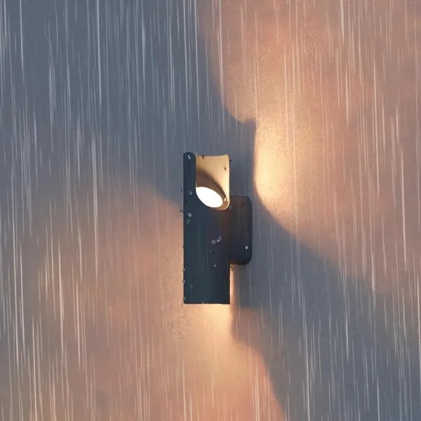 Philips FIRA Aplica de perete LED pentru exterior, 4,3 W / 230 V, 2700 K, IP44