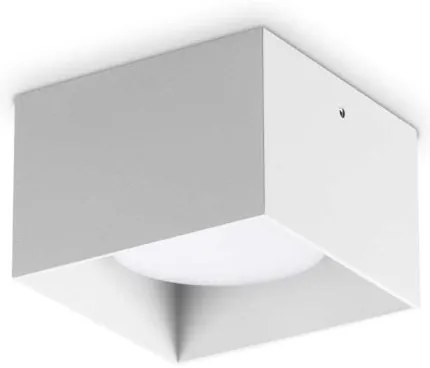 Spot aplicat Spike pl1 square alb