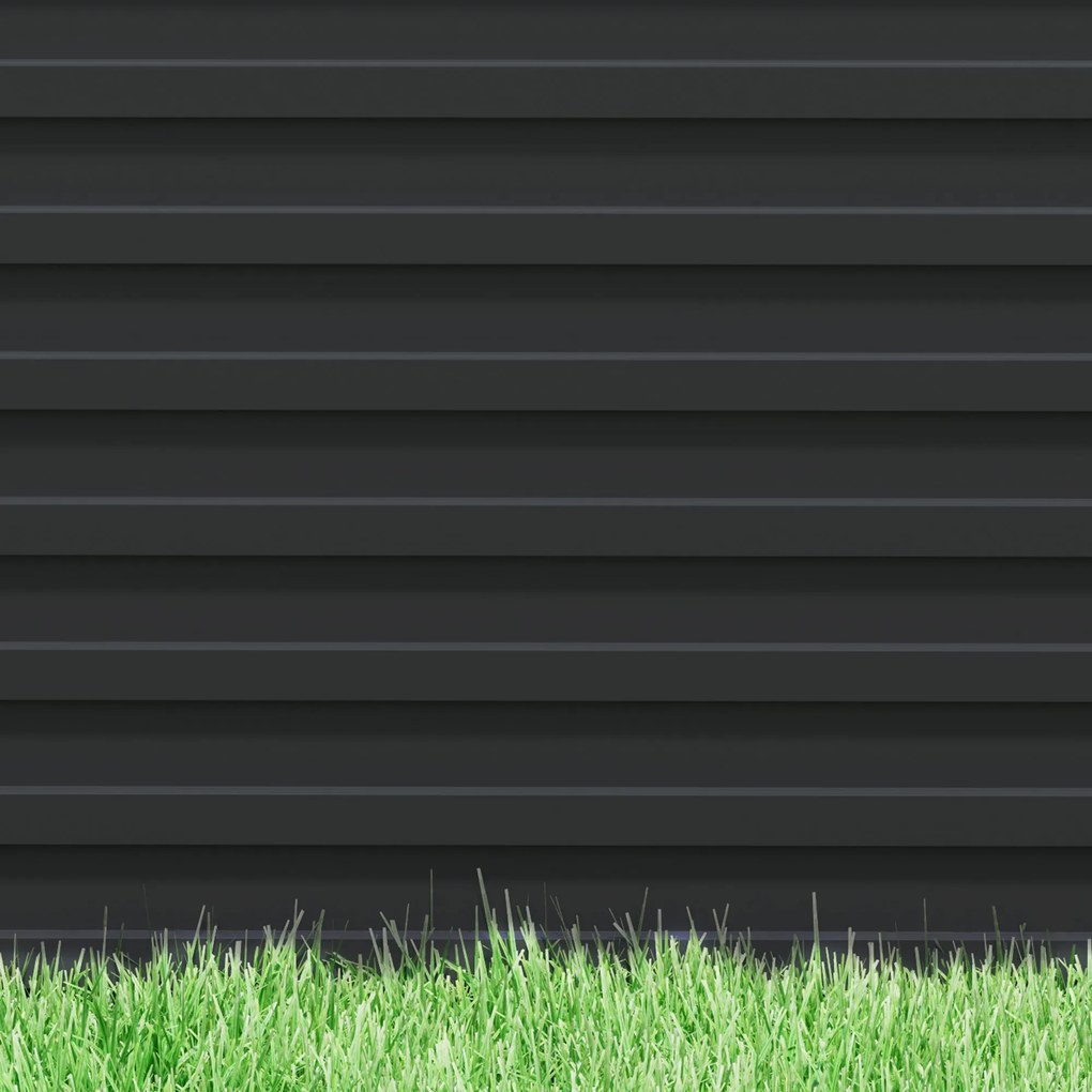 Outsunny Jardinieră ridicată galvanizată dreptunghiulară pentru exterior - fund deschis - 160 x 80 x 60 cm, gri | Aosom Romania