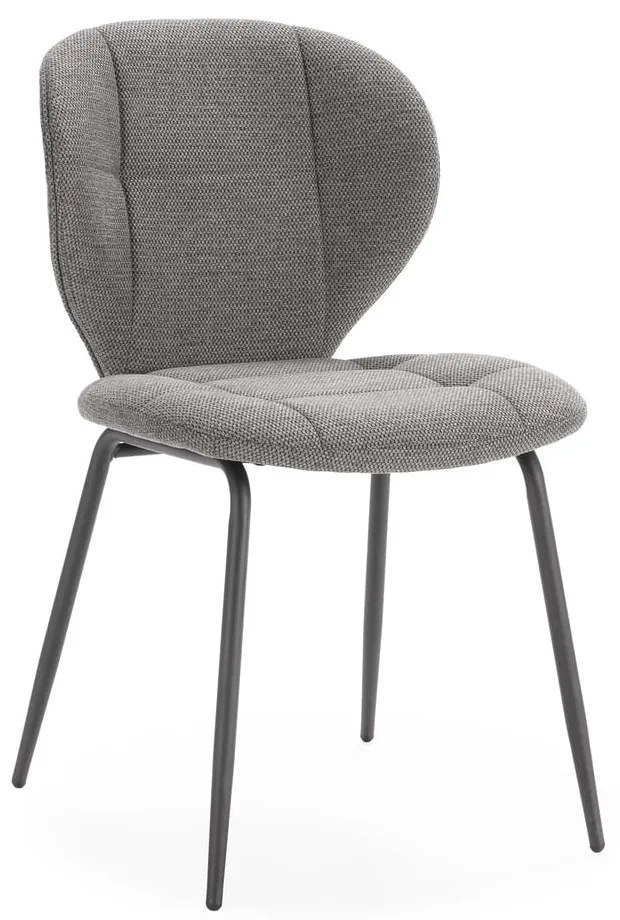 Scaune de dining gri 2 buc. Maori – Marckeric