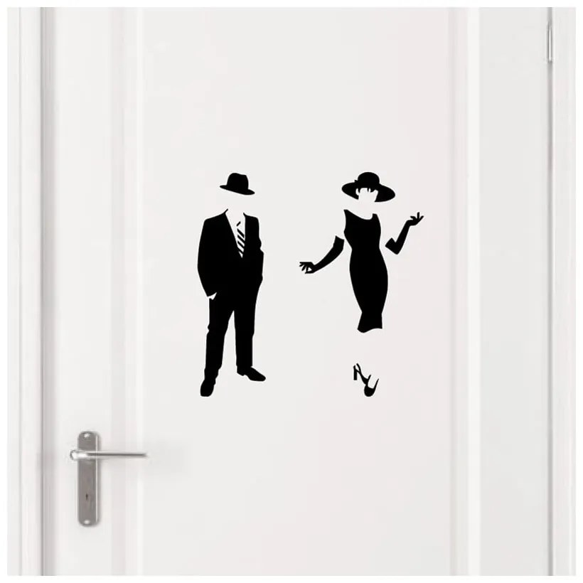 Autocolant Ambiance Elegant Restroom, 25 x 25 cm