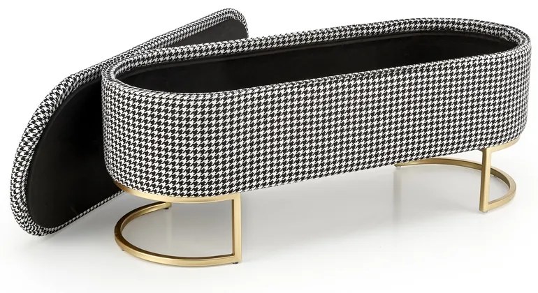 Scaun Harmon, negru/alb