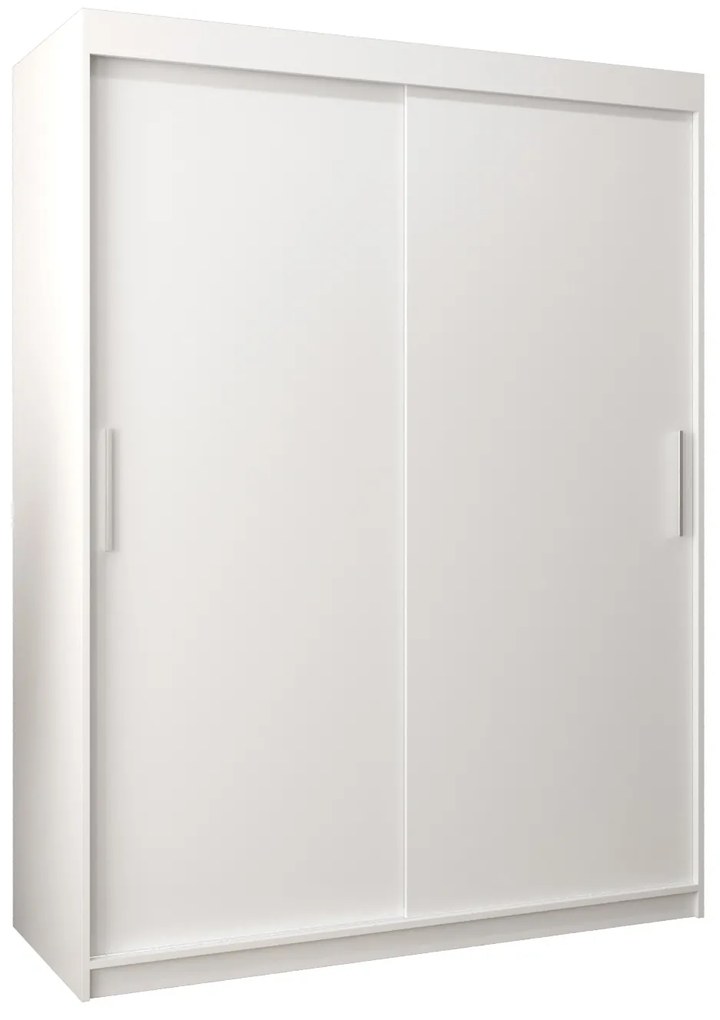 Dulap de haine 150 cm Toki (alb mat + alb mat). 1064817