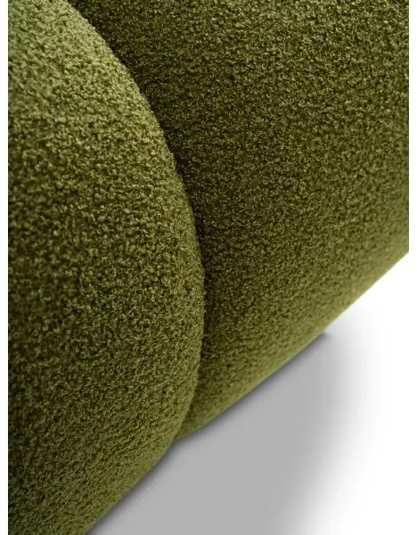 Canapea extensibilă 3 locuri cu spațiu de depozitare NUORO, verde