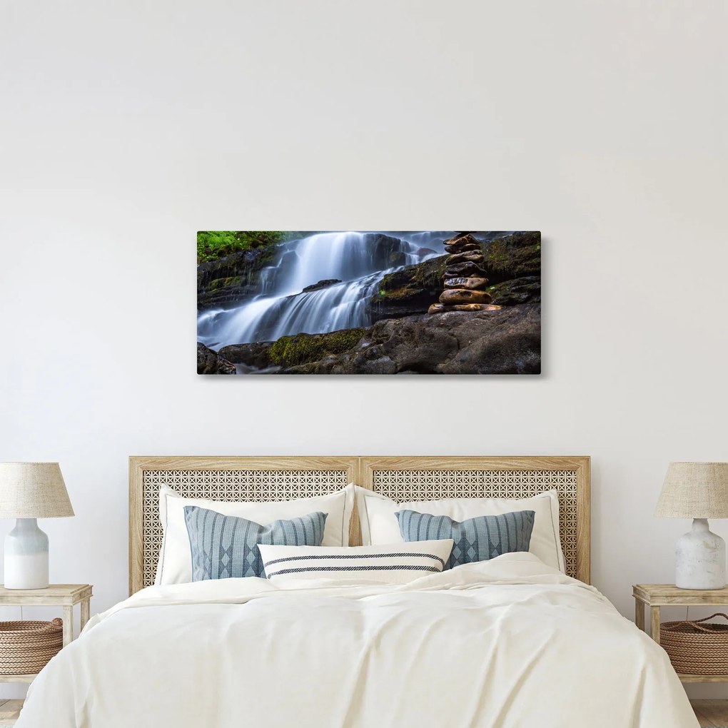 Tablou - Cascadă (120x50 cm)