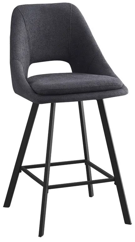 Scaun Bar Nigmos Textil Gri