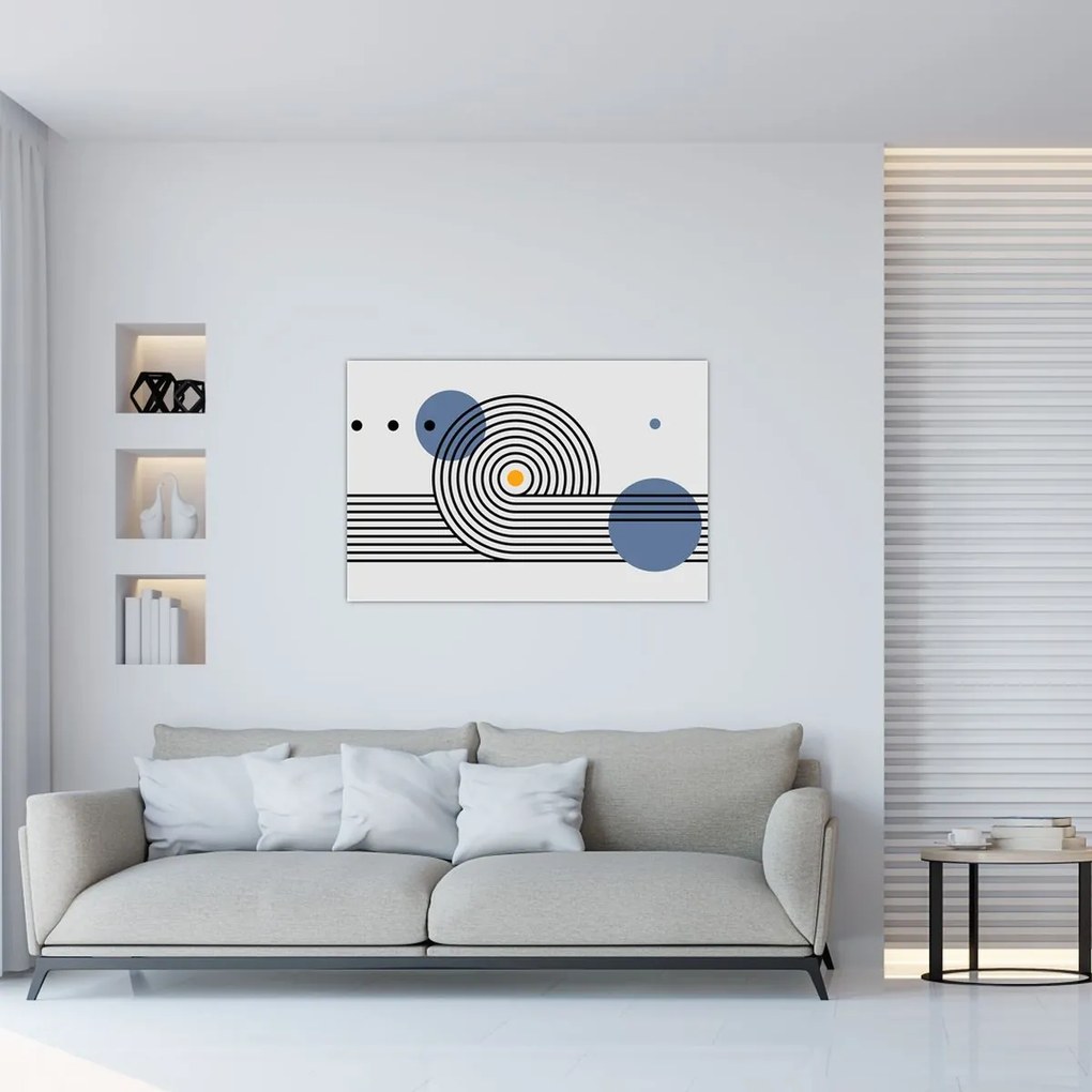 Tablou - Abstracție minimalistă N⁰1 (90x60 cm)