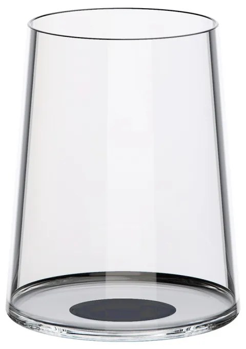 Set 2 pahare de cristal Trebonn SplitGlass 2025120, 280 ml, Ø7.3x9 cm, Posibilitate atasare de picior, Negru