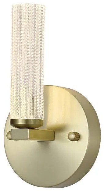 Aplica LED de perete baie metal alama IP44 Aberdeen