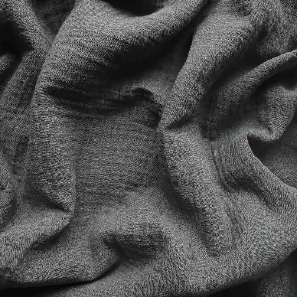 Lenjerie de pat din muselina MOELLIN gri Dimensiunile lenjeriei: 70 x 90 cm | 140 x 200 cm