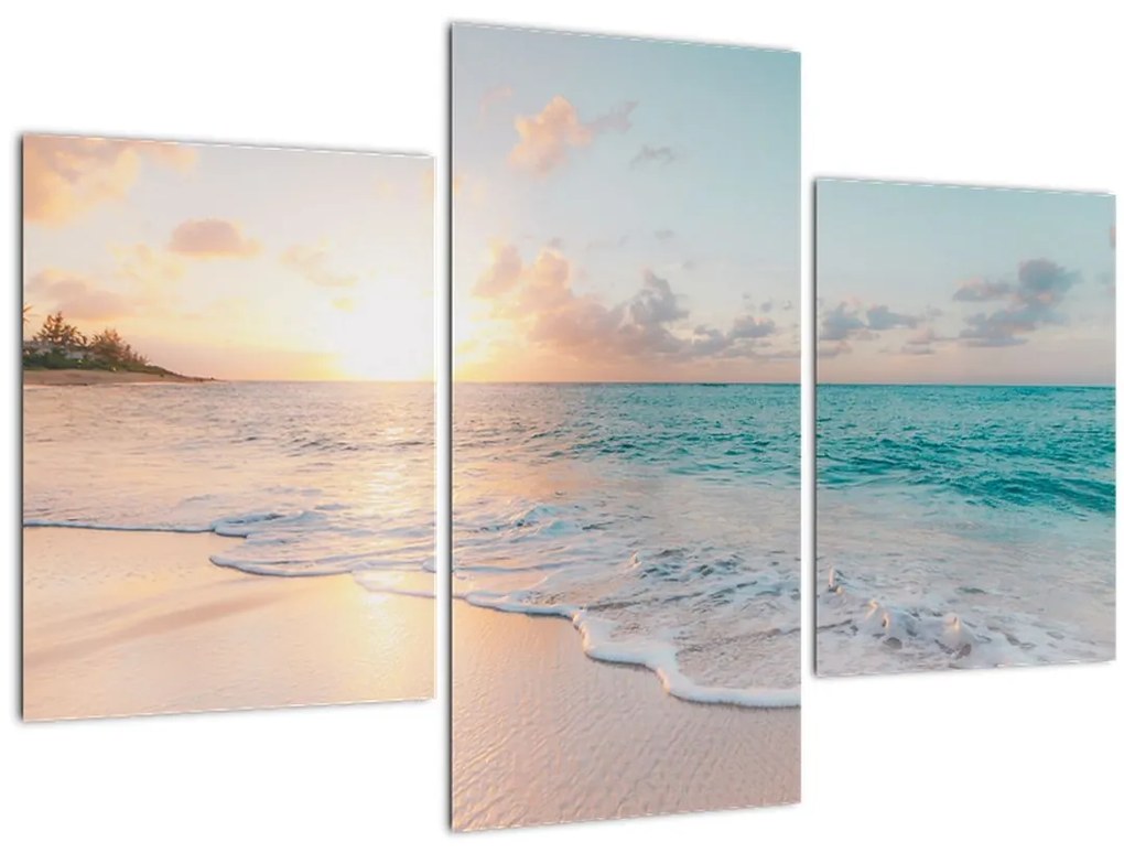 Tablou - Plaja de vis (90x60 cm)