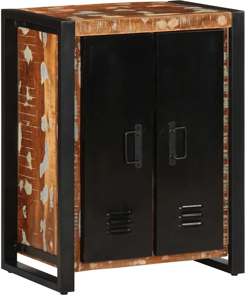 vidaXL Bufetă multicolor 55x35x70 cm lemn masiv recuperat