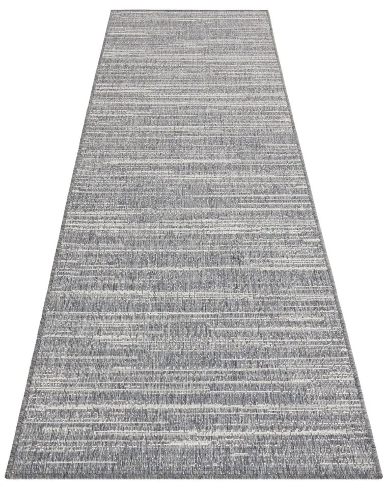 Covor de exterior gri de tip traversă 250x80 cm Gemini - Elle Decoration