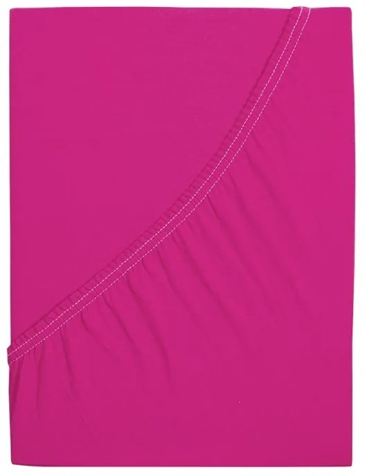 Cearsaf jersey pentru patut de copii EXCLUSIVE 70x140 cm purpuriu