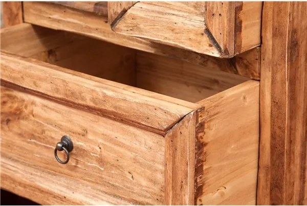 Comoda mare tip scara, L140 42 H142 cm, stanga