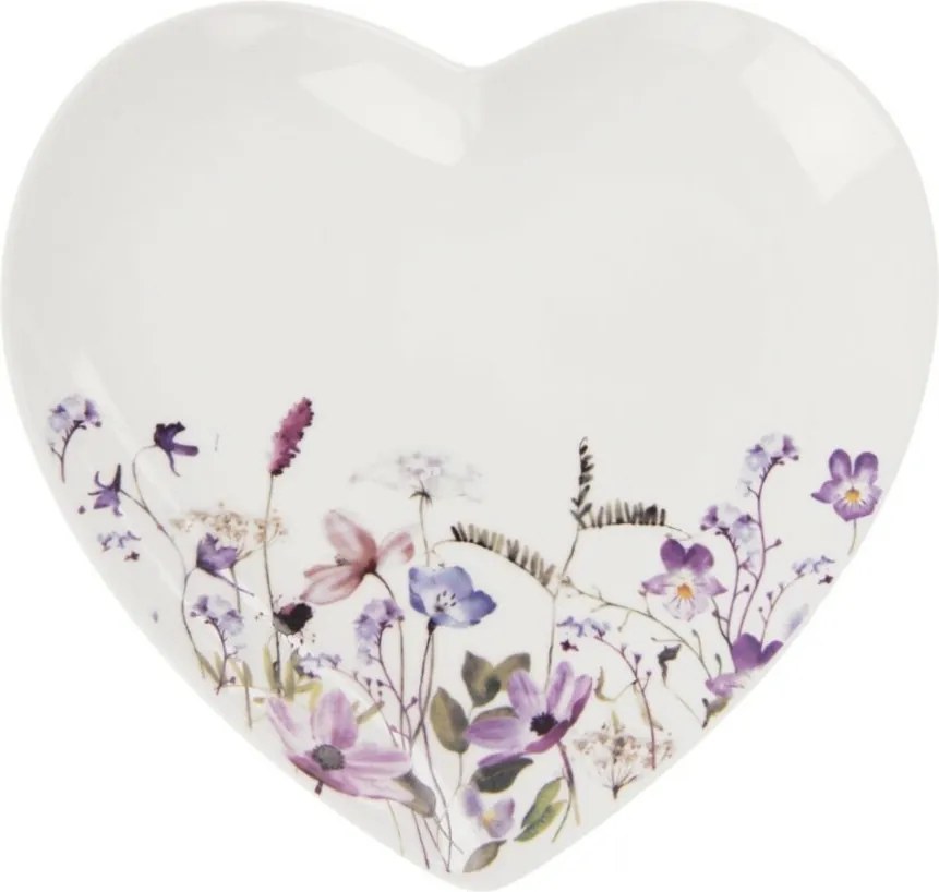 Orion Set of 6 dessert plates, heart-shaped LOUKA17 cm