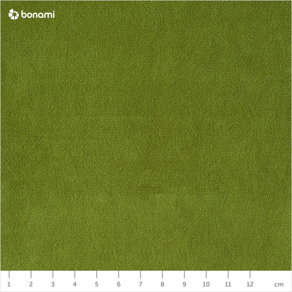 Canapea cu tapițerie din catifea Mazzini Sofas Sardaigne, 158 cm, verde