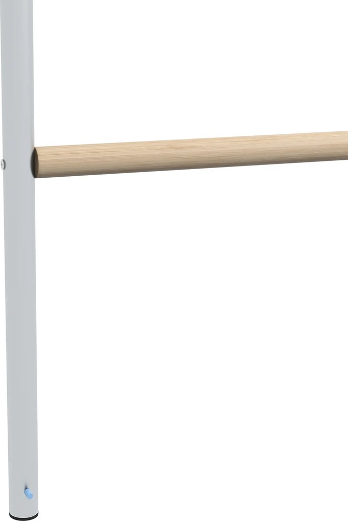 PawHut Suport pentru Găini pe 4 Niveluri, Posatoiu din Lemn și Oțel Galvanizat, Scară pentru Coteț, 4-6 Găini, 140x86x2,5 cm, Lemn Natural | Aosom Romania
