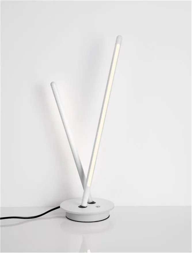 Lampa de masa LED design modern INTEC, alb
