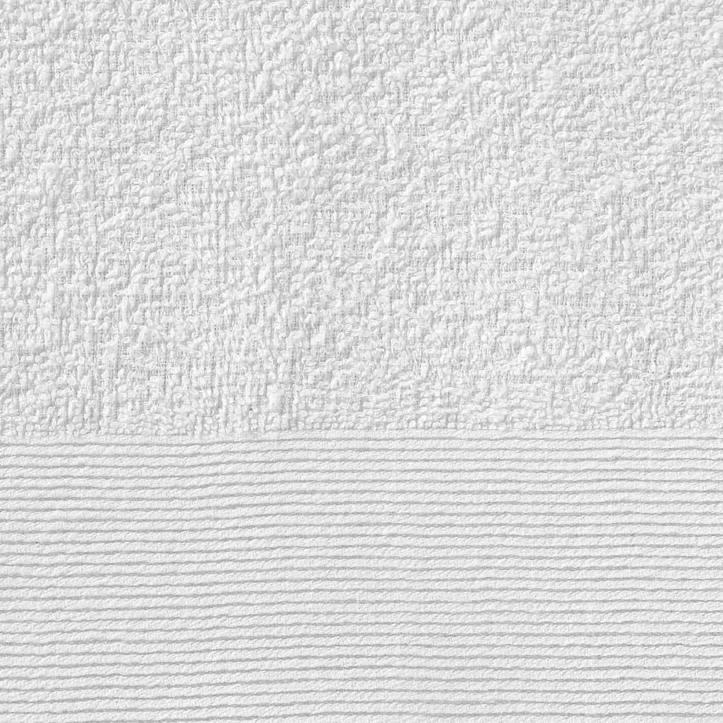 Prosoape de dus, 2 buc., alb, 70 x 140 cm, bumbac, 450 gsm 2, Alb, 70 x 140 cm