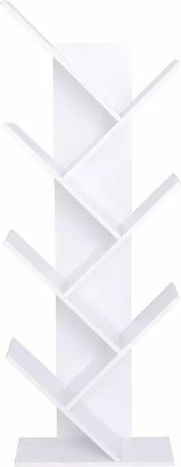 Biblioteca BAKI NEW TYP 2, alb, DTD laminat, 40x20x115 cm