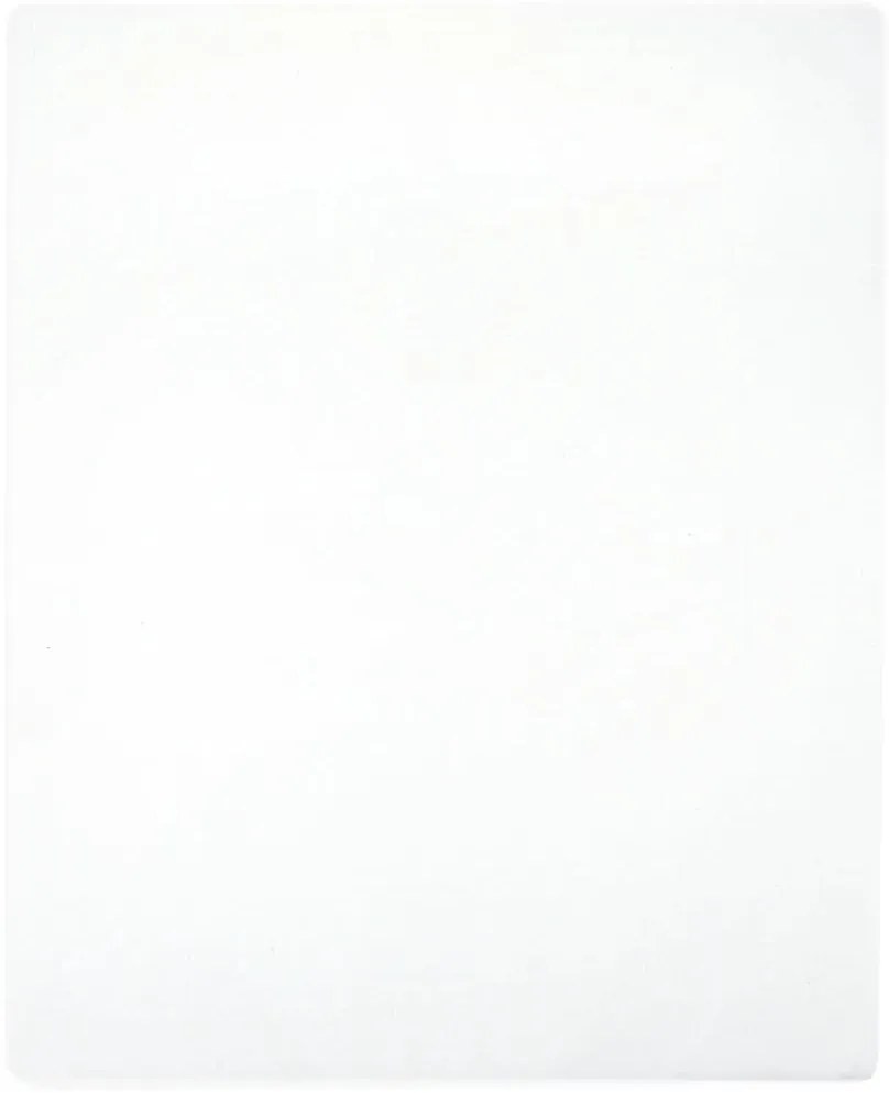 vidaXL Cearșaf de pat cu elastic, alb, 140x200 cm, bumbac