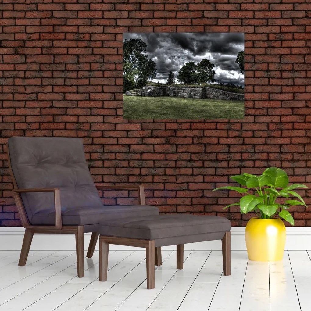 Tablou cu cerul întunecat (70x50 cm)