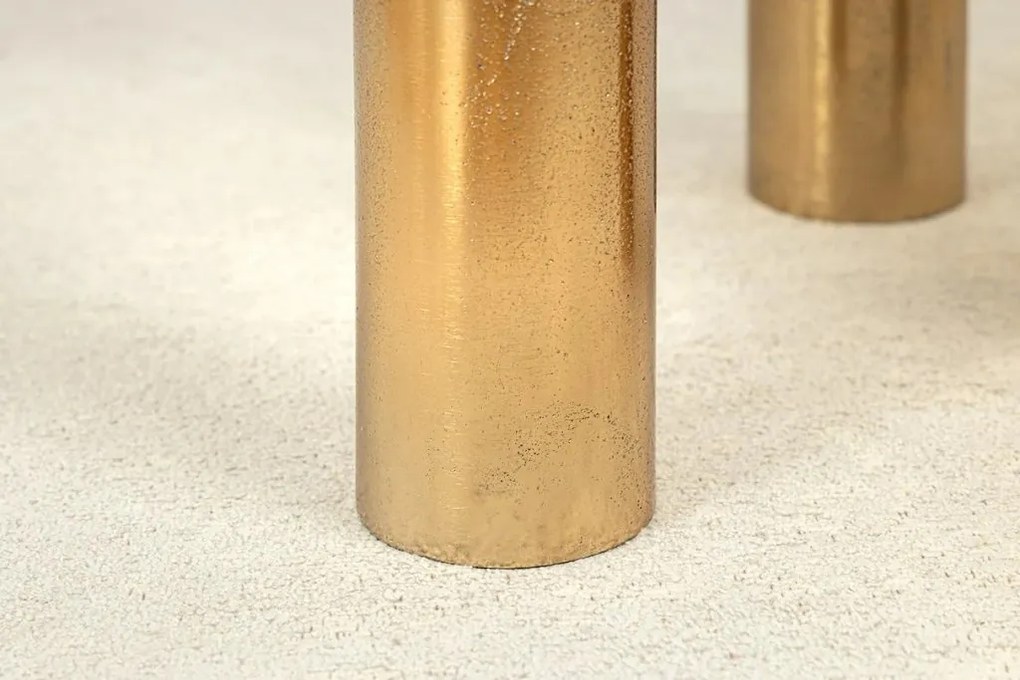 Masuta Laterala, Aluminiu, Auriu, ABSTRACT 55cm