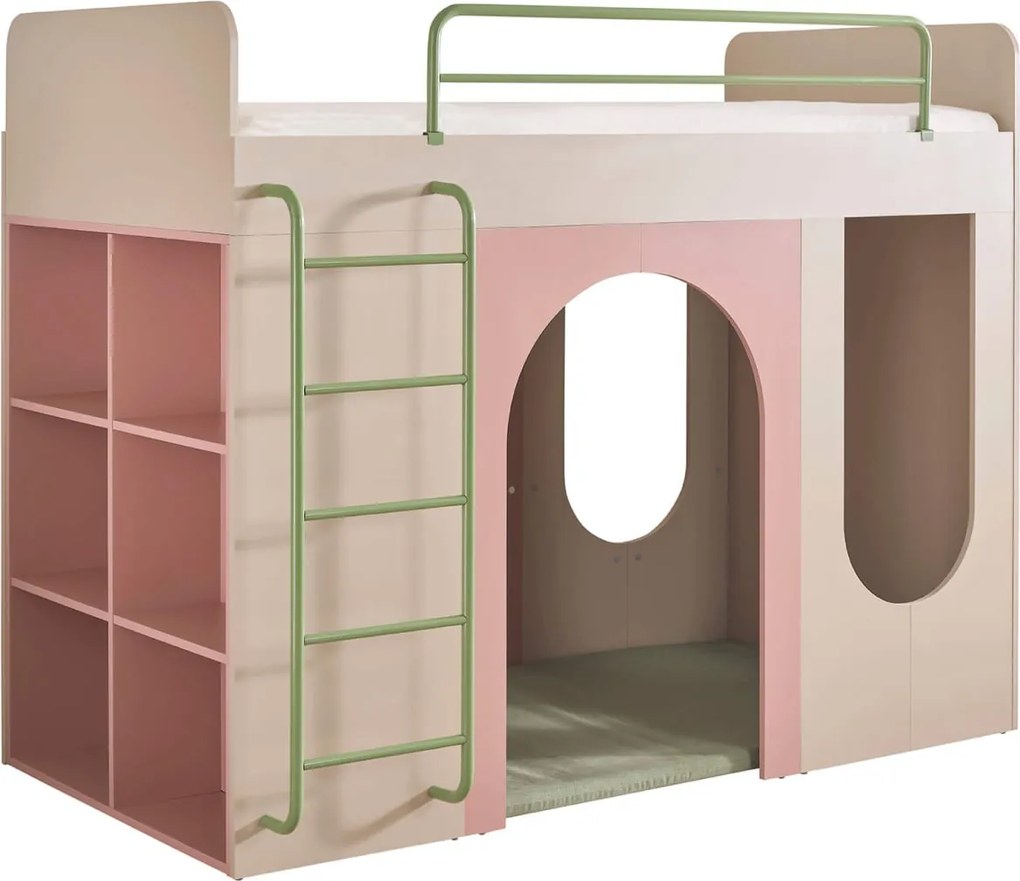 Pat etajat multifunctional pentru camera copii, Colectia Nordic