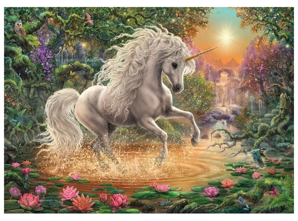 PUZZLE UNICORN MISTIC, 1000 PIESE - RAVENSBURGER (19793)