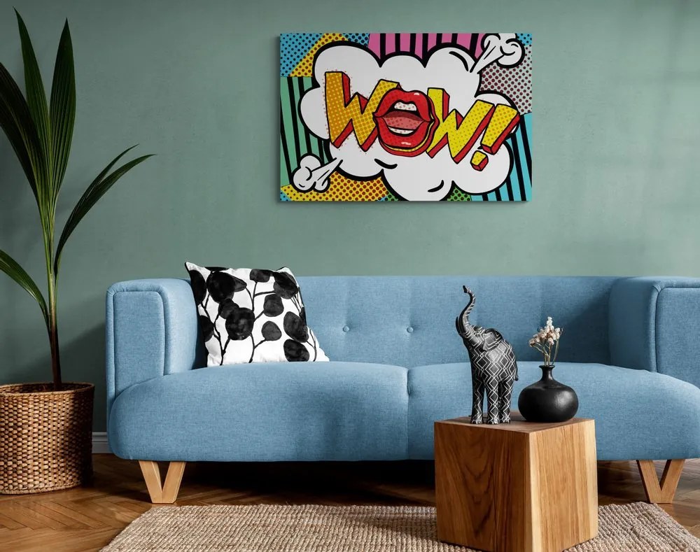 Tablou în stil pop art - WOW!