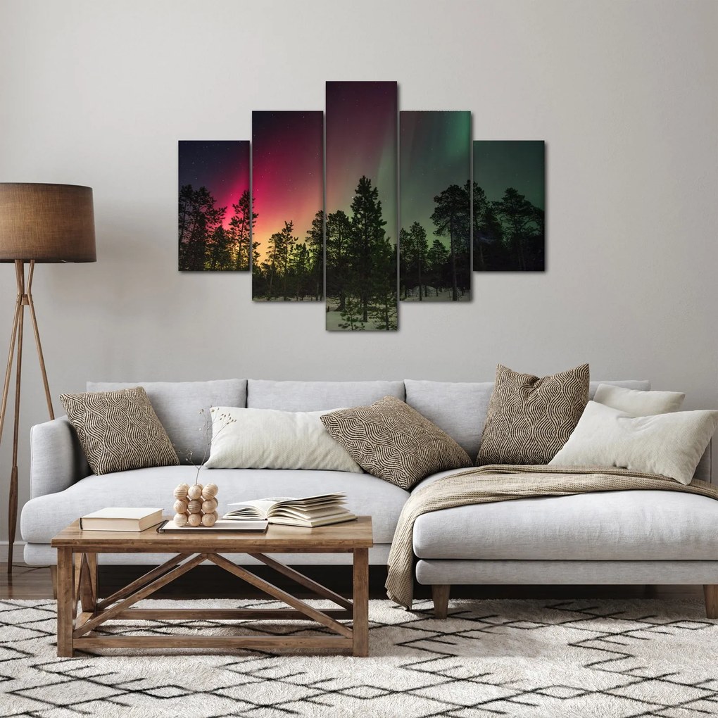 Tablou cu Northern Lights (150x105 cm)