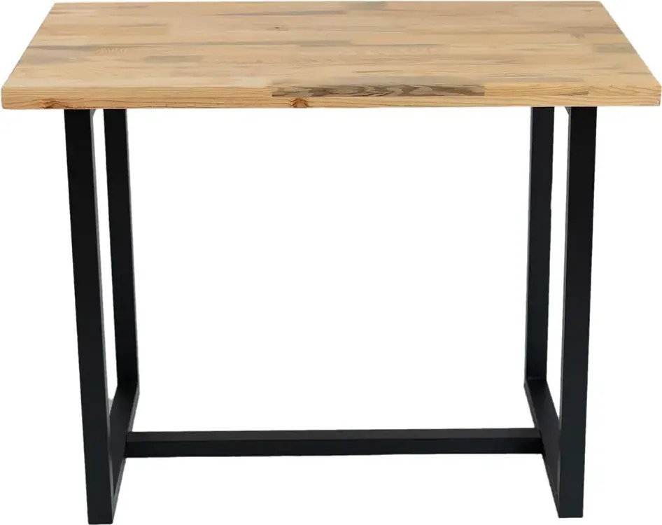 Masa bucatarie  lemn.seria wood A-620,pin natur-negru,100x59x75 cm, 30103