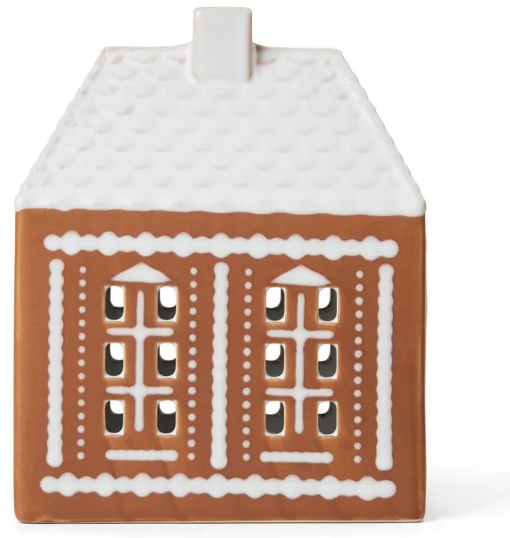 Sfeșnic pentru lumânări pastilă din ceramică Gingerbread Lighthouse – Kähler Design
