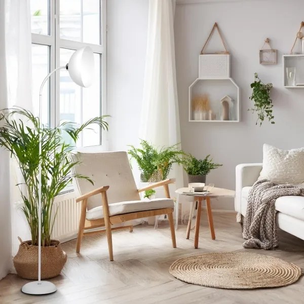 Lampă de podea ZACK 1xE27/15W/230V albă