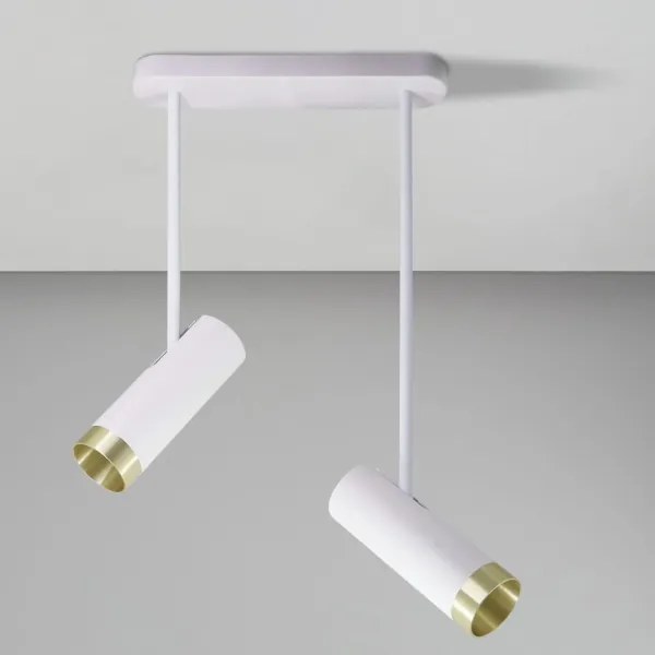 Spot PORTO 2xGU10/10W/230V alb