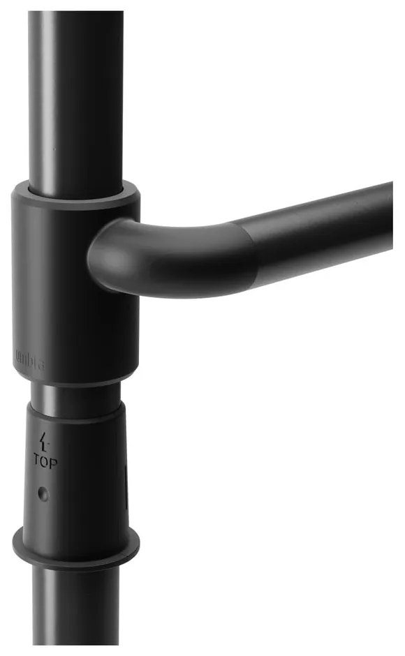 Cadru despărțitor pentru perdele negru mat din oțel Anywhere – Umbra