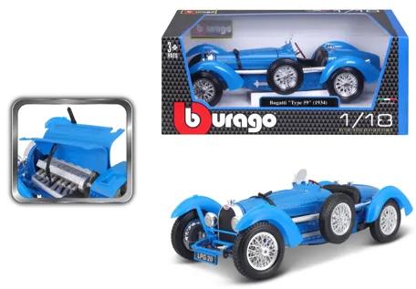 Macheta Masinuta Auto Bburago 1:18 Bugatti Albastru, BB12062