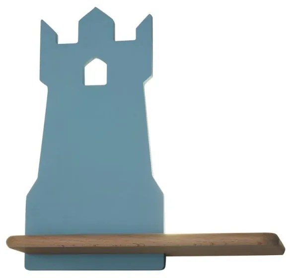 Aplica de perete TOWER 4W LED 4000K IQ KIDS albastru