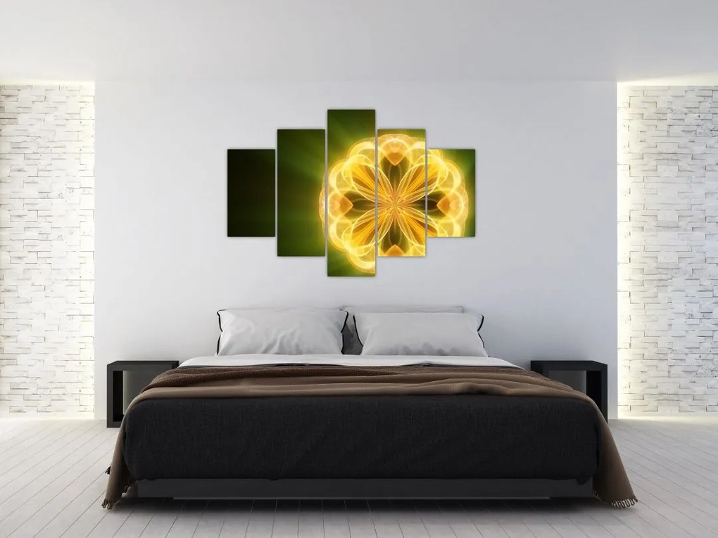 Tablou cu floare galbenă (150x105 cm)