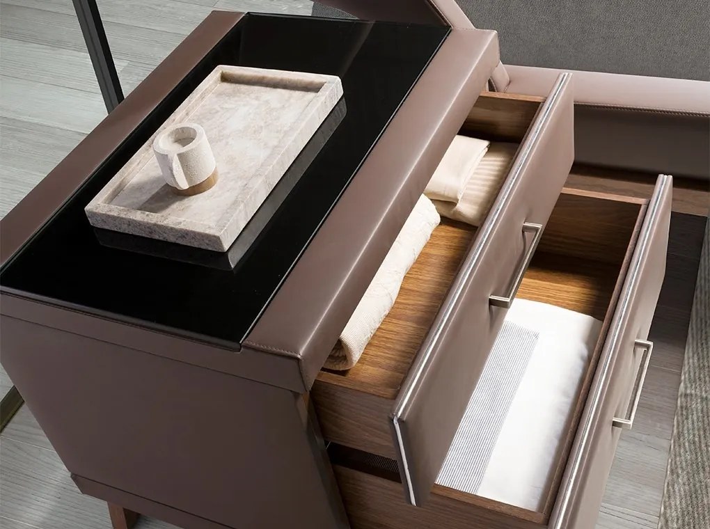 Noptiera eleganta design LUX Brown